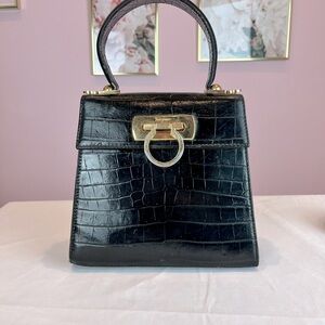 Salvatore Ferragamo Iconic Top Handle Bag